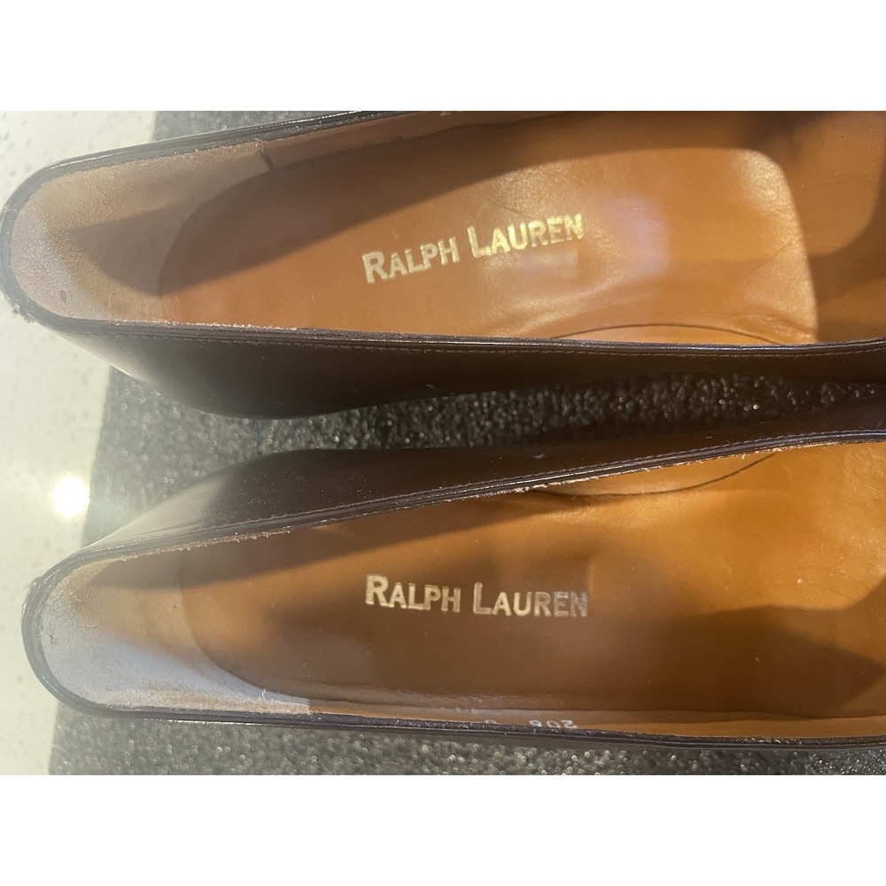 Womens Ralph Lauren "Mallory Captoe" Heel - Brown - size 6B - Picture 6 of 11